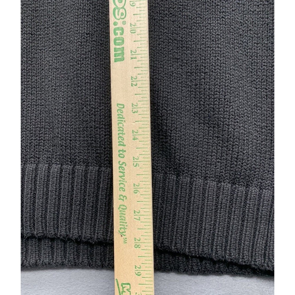 Polo Ralph Lauren 1/4 Zip Sweater Men's Size  XXL Black RN 41381 - Picture 9 of 16